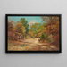 En el camino de Belmont - Theodore Clement Steele — cuadro enmarcado en la pared