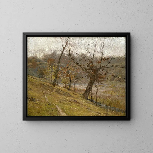 La floración de la uva - Theodore Clement Steele — cuadro enmarcado en la pared