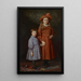 Los niños Pierce - Theodore Clement Steele — cuadro enmarcado en la pared