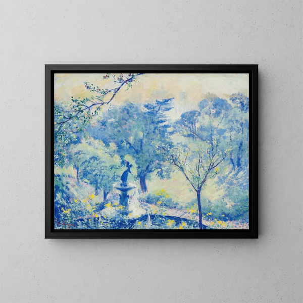 Fontaine de Bethesda, Central Park, New York - Theodore Earl Butler — framed artwork on a wall