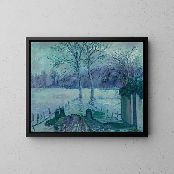 Les Ajuj Giverny - Theodore Earl Butler — framed artwork on a wall