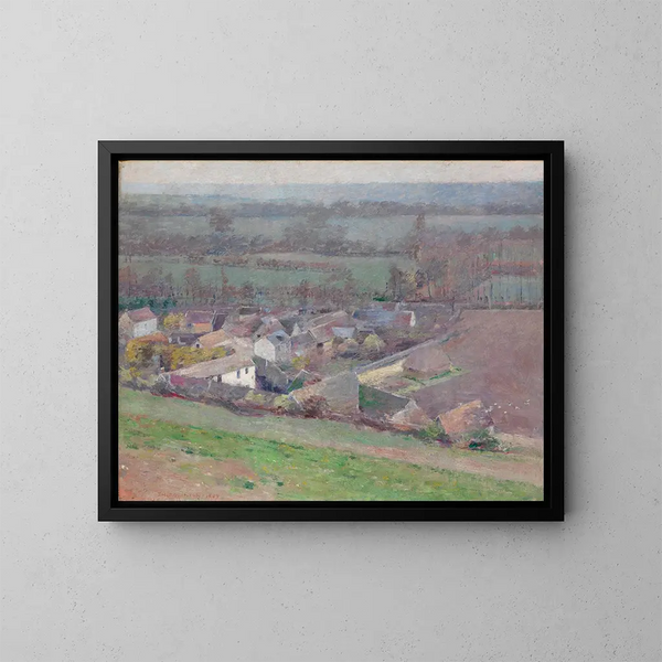 Aerial View - Theodore Robinson — framed artwork on a wall