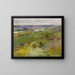 Estudio para el valle del Sena visto desde las alturas de Giverny - Theodore Robinson — cuadro enmarcado en la pared