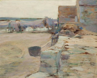 Theodore Robinson - Fishing Huts in France.webp