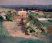 La Maison Rouge - Theodore Robinson — vista de la obra