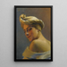 Girl with Turban - Theodoros Ralli — framed artwork on a wall