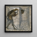 Thésée y el Minotauro en el laberinto - Sir Edward Coley Burne-Jones — cuadro enmarcado en la pared