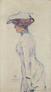 Silhouette of Madame Georges at Ambleteuse - Théo van Rysselberghe — artwork view