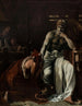 Priam demandando a Aquiles el cuerpo de Héctor - Thobald Chartran — vista de la obra