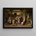 Invités à un mariage - Théodore Gérard — framed artwork on a wall