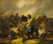Una carga de caballeros cuirassiers - Théodore Géricault — vista de la obra