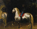 Caballos grises manchados - Théodore Géricault — vista de la obra