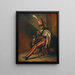 The Trumpeter of the Hussars of Orléans - Théodore Géricault — framed artwork on a wall