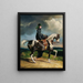 Cavalière - Théodore Géricault — cuadro enmarcado en la pared
