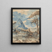 Landscape with Fishermen - Théodore Géricault — framed artwork on a wall