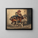 El caballo del yesero - Théodore Géricault — cuadro enmarcado en la pared