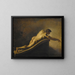 a reclining man - Théodore Géricault — framed artwork on a wall