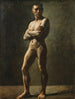 Academia, manos cruzadas - Théodore Géricault — vista de la obra