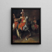 Trompettistes a caballo de la Guardia imperial de Napoleón - Théodore Géricault — cuadro enmarcado en la pared