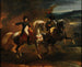 Napoleón dando una orden a un oficial superior de los Guías - Théodore Géricault — vista de la obra