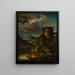 Paisaje italiano en la tumba - Théodore Géricault — cuadro enmarcado en la pared