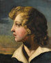 Retrato de un joven de perfil - Théodore Géricault — vista de la obra