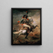 The Charging Chasseur - Théodore Géricault — framed artwork on a wall