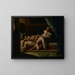 Tres amantes - Théodore Géricault — cuadro enmarcado en la pared