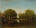 La memoria de la piscina del bosque de Chambord - Théodore Rousseau — vista de la obra