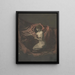 Las brasas brillan - Théodore Roussel — cuadro enmarcado en la pared