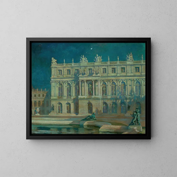 Nocturno en Versalles - Thomas Alexander Harrison — cuadro enmarcado en la pared
