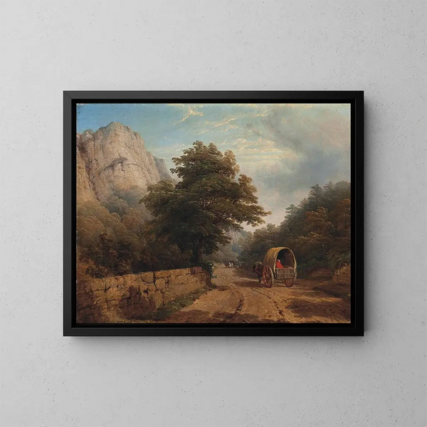 High Tor, Matlock, Derbyshire - Thomas Baker — cuadro enmarcado en la pared