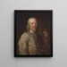 a man holding a stick - Thomas Barker — framed artwork on a wall