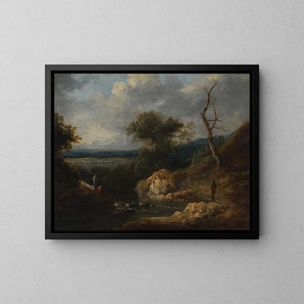 Pequeño paisaje - Thomas Barker — cuadro enmarcado en la pared