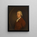Retrato de Francis Steward 1743-1798 Alcalde de Weymouth y Melcombe Regis - Thomas Beach — cuadro enmarcado en la pared