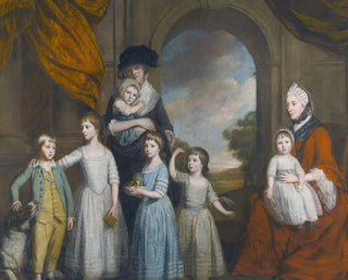 Thomas Beach - Portrait Of The Children Of William Craven 6th Baron Craven.webp