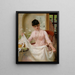 La Robe de mariée - Thomas Benjamin Kennington — cuadro enmarcado en la pared