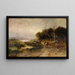 Cerca de Great Barrington - Thomas Bigelow Craig — cuadro enmarcado en la pared
