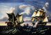 la captura de la fragata HBM Macedonian por la fragata estadounidense United States, 25 de octubre de 1812 - Thomas Chambers — vista de la obra