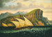 Felucca off Gibraltar - Thomas Chambers — artwork view