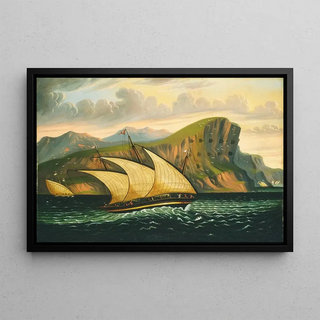 Thomas Chambers - Felucca off Gibraltar.webp