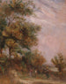 Paisaje con árboles y una figura - Thomas Churchyard — vista de la obra