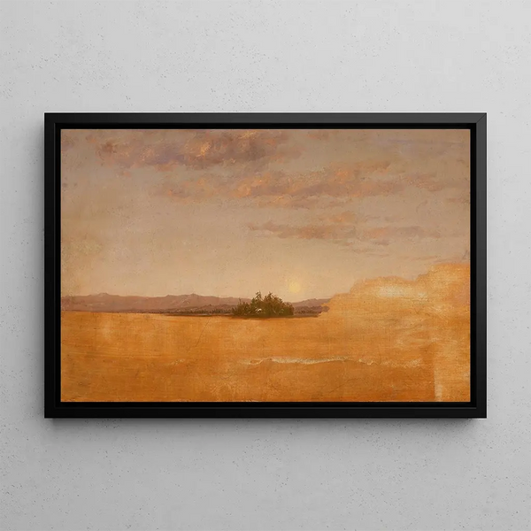 Esquisse de paisaje - Thomas Cole — cuadro enmarcado en la pared