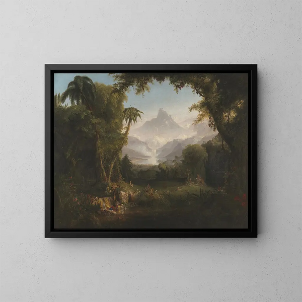 El Jardín del Edén - Thomas Cole — cuadro enmarcado en la pared