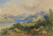 Paisaje montañoso con un lago - Thomas Colman Dibdin — vista de la obra