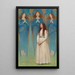 A Vision of Angels - Thomas Cooper Gotch — framed artwork on a wall
