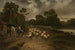 Escena de género con un rebaño de ovejas - Thomas Creswick — vista de la obra
