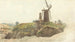 Landscape with Windmill - Thomas Creswick — artwork view