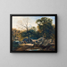 Rest on the Way - Thomas Creswick — framed artwork on a wall