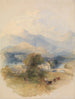 Vista desde la casa de M. Southey en Keswick - Thomas Creswick — vista de la obra